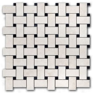 Bursa Beige Basketweave with Nero Dot Polished