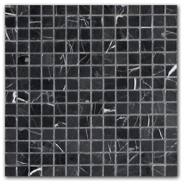 Nero Marquina 3/4" x 3/4" Honed