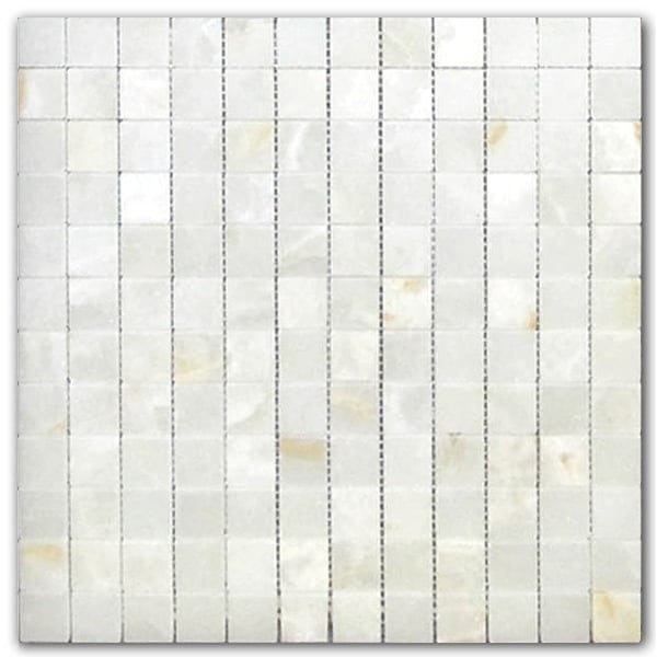 White Onyx 1" x 1" Polished