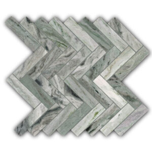 Green Beauty 1 x 4 Herringbone Honed